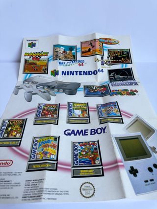Poster Nintendo 64 y Game Boy