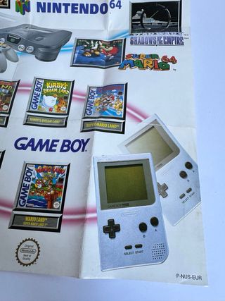 Poster Nintendo 64 y Game Boy
