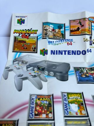 Poster Nintendo 64 y Game Boy