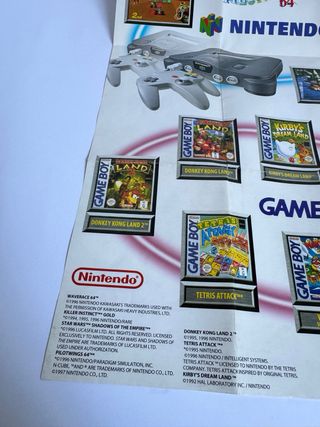 Poster Nintendo 64 y Game Boy