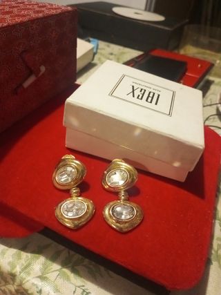 Pendientes vintage dorados tipo Vasari