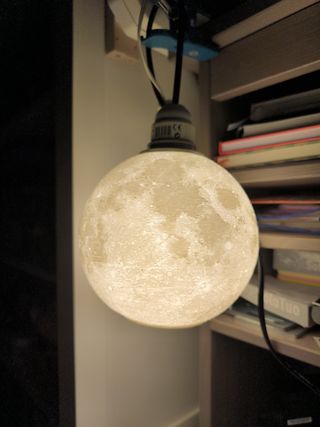 Lampada Lunare in plastica
