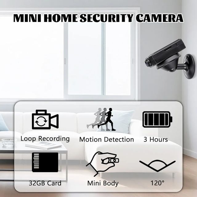 Mini cámara espía oculta