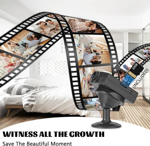 Mini cámara espía oculta