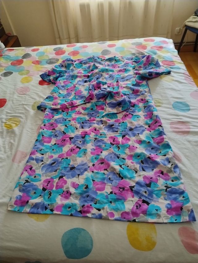 Vestido floral multicolor