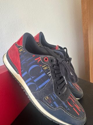 Zapatillas Carolina Herrera - Azul y Rojo