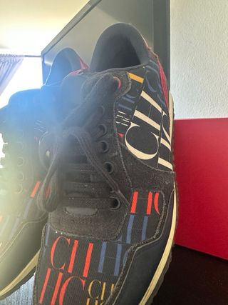 Zapatillas Carolina Herrera - Azul y Rojo