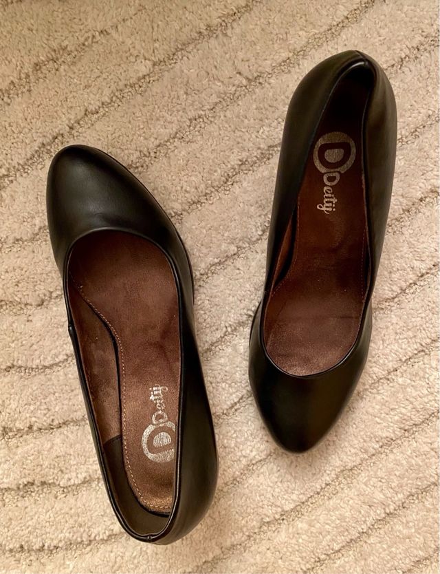 Zapatos de tacón negro T40