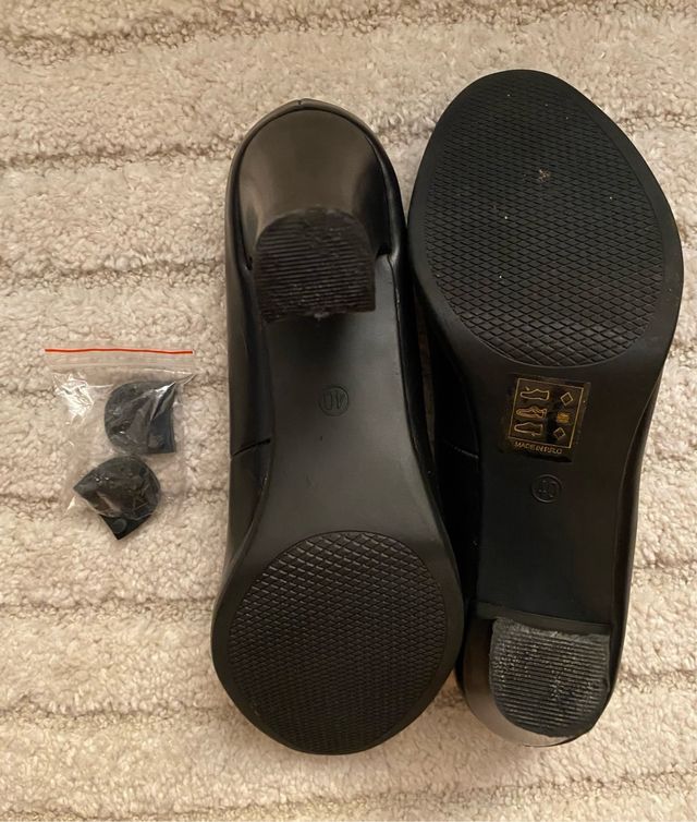 Zapatos de tacón negro T40