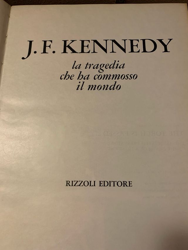 Libro J.F. Kennedy - La tragedia