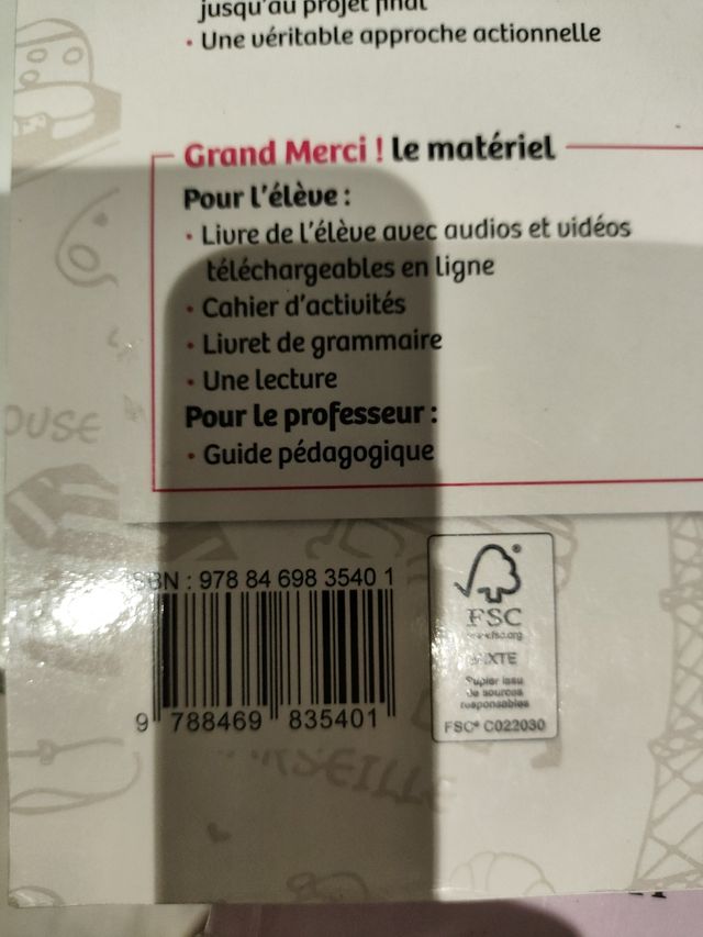 Grand Merci! 3. Cahier d'activités