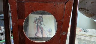 Zograscope   bello tutto in legno  e immagini