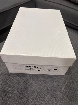 Zapatos Lujan ante negros - 39 - con plataforma