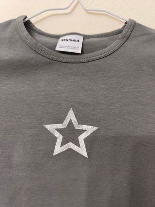 Top Bershka gris - Estrella