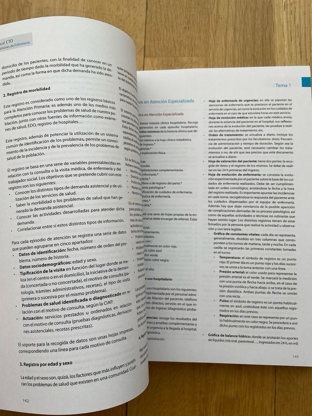 3 libros oposición enfermería Comunidad de Madrid