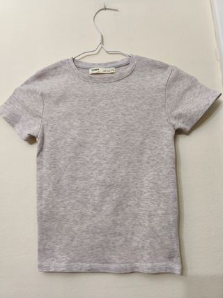 Top gris Pull&Bear - Talla XS
