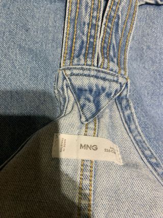 Vestido vaquero niña