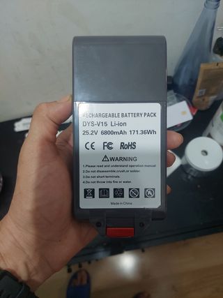 Batería Dyson V15: 25.2V 6800mAh
