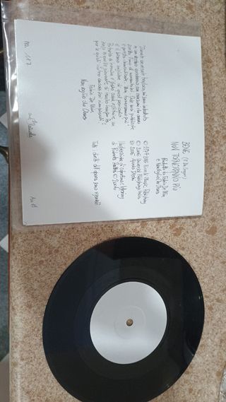 Vinile 7" Non Voglio Che Clara - De Gregori