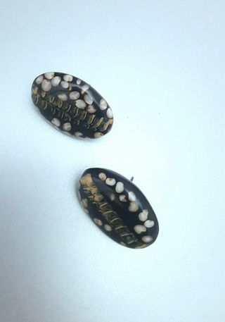 Pendientes ovalados vintage