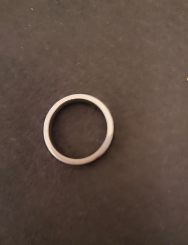 Anillo compromiso acero inoxidable mujer