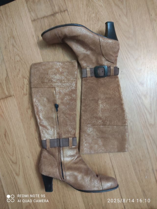Botas ante marrón, talla 40