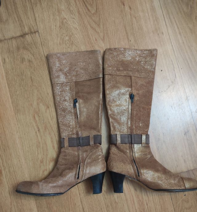 Botas ante marrón, talla 40