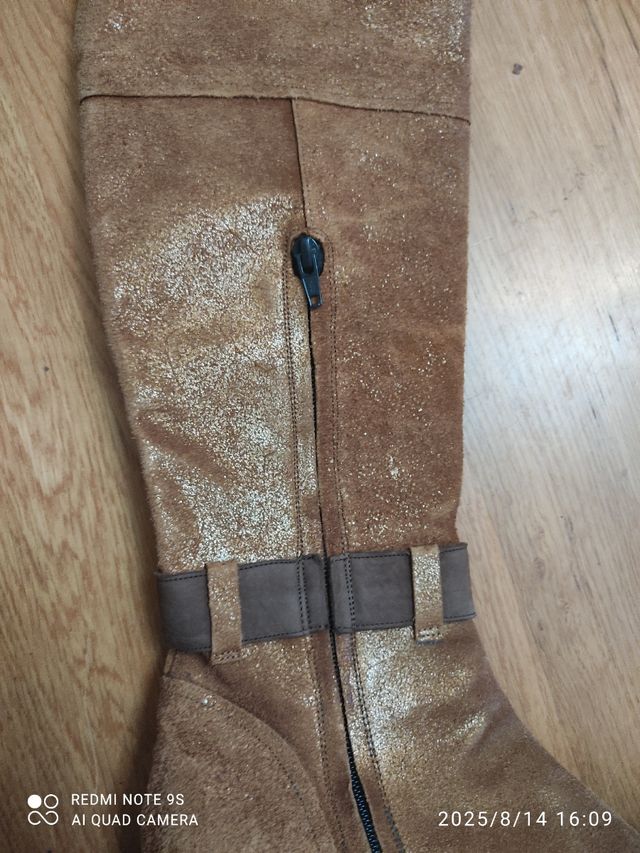 Botas ante marrón, talla 40