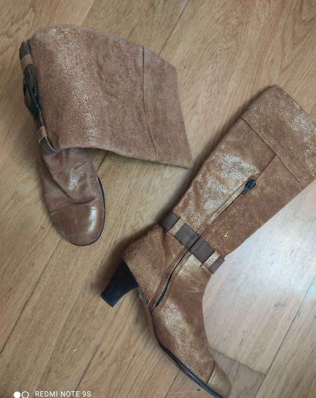 Botas ante marrón, talla 40