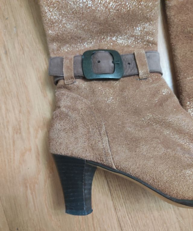 Botas ante marrón, talla 40