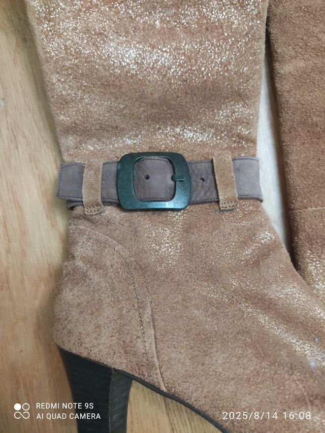 Botas ante marrón, talla 40