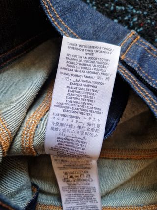 Vestito corto in denim jeans by Guess, blu, Tg.M