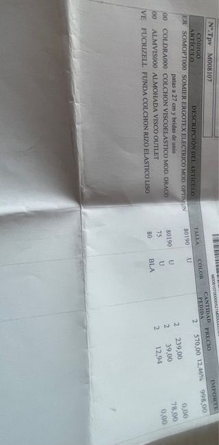 Somier articulado 80x190 (o 2 juntos 160x190)