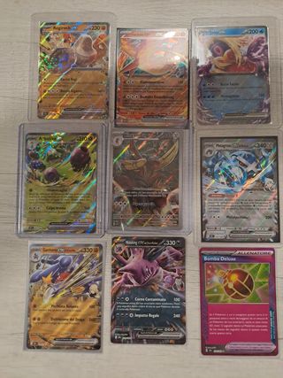 9 Carte Pokémon Rare - Ottime Condizioni