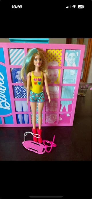 Barbie Supereroina + Accessori
