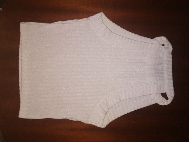 Top blanco Bershka T-S