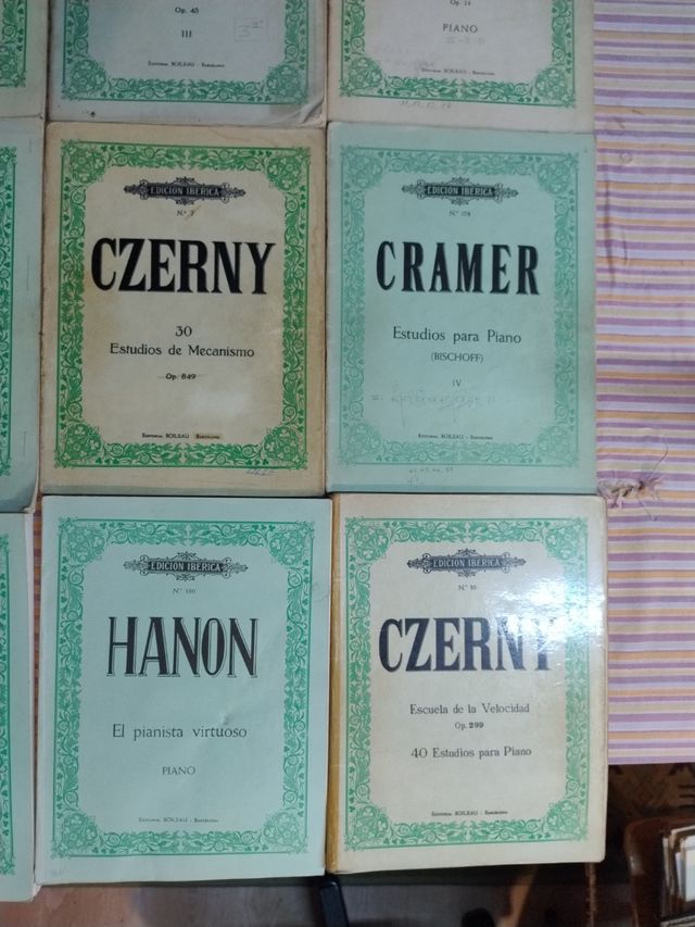 Libros partituras piano Ed. Ibérica