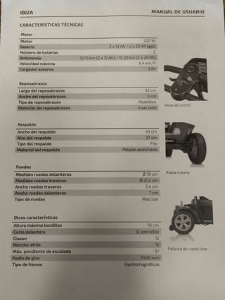 Moto eléctrica Ibiza  para personas mayores