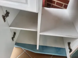 Mueble baño - Azul y Blanco