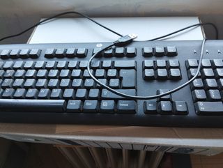 Teclado HP - USB - Negro