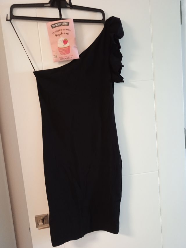Vestido Bershka negro -