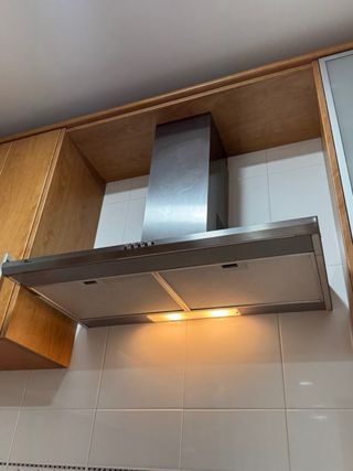 Campana extractora acero inoxidable.