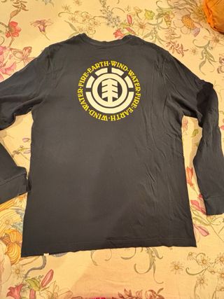 Maglia blu uomo Element maniche lunghe M