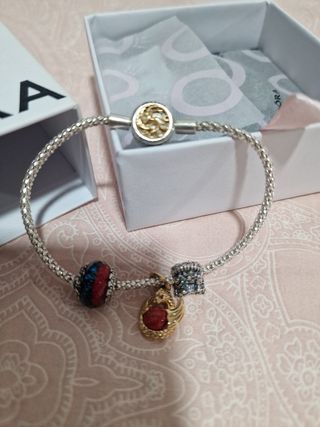 Pulsera+Tres Charms+Joyero PANDORA 