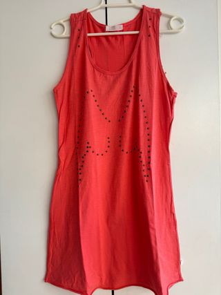 Camiseta fucsia tirantes M