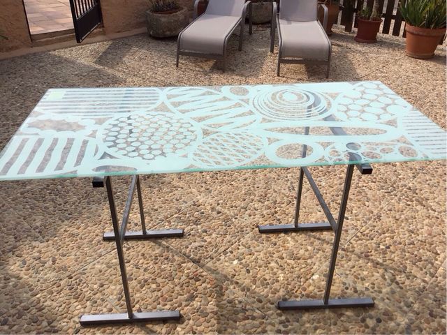 Mesa cristal Ikea - Moderna 