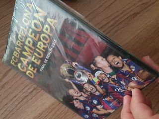 DVD FC Barcelona Campeón Europa 2015 champions de segunda mano por