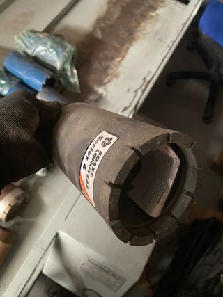 Lote coronas y utensilios para perforadoras