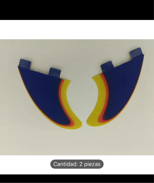 Quillas Twin Fin Surf - 2 piezas