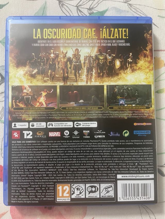 Marvel Midnight Suns PS5 - Edición Mejorada